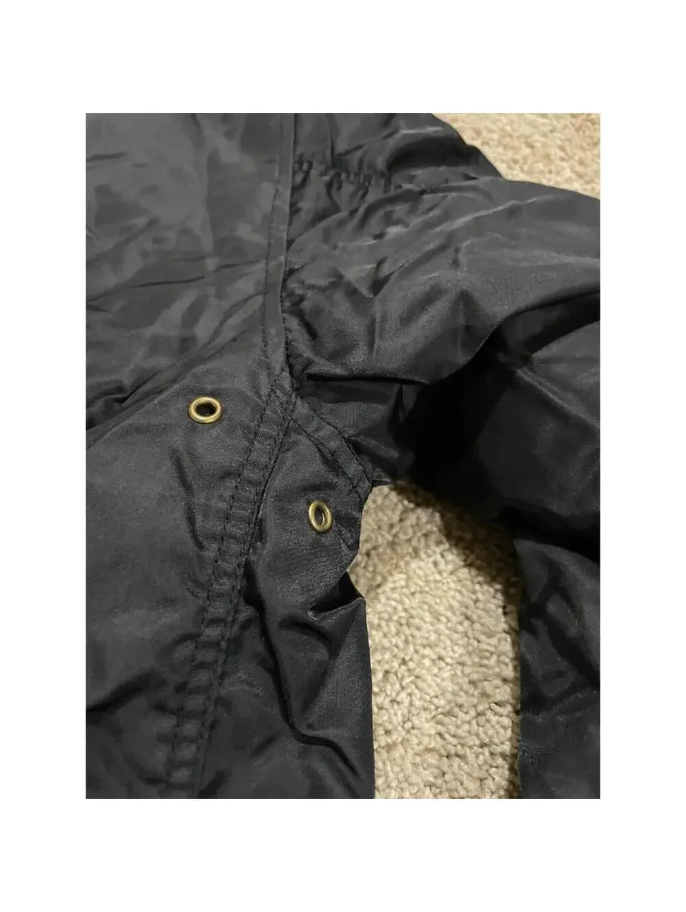 Military MA1 Flyer’s Man Intermediate USAF bomber Reversible Jacket Medium Black